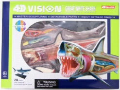 Aoshima 78228 4D Vision No.2 Great White Shark Anatomy Model Non-scale Kit