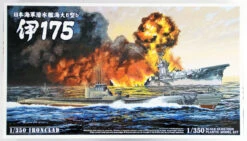 Aoshima Ironclad 10655 IJN Submarine Kaidai Type 6 I-175 1/350 Scale Kit