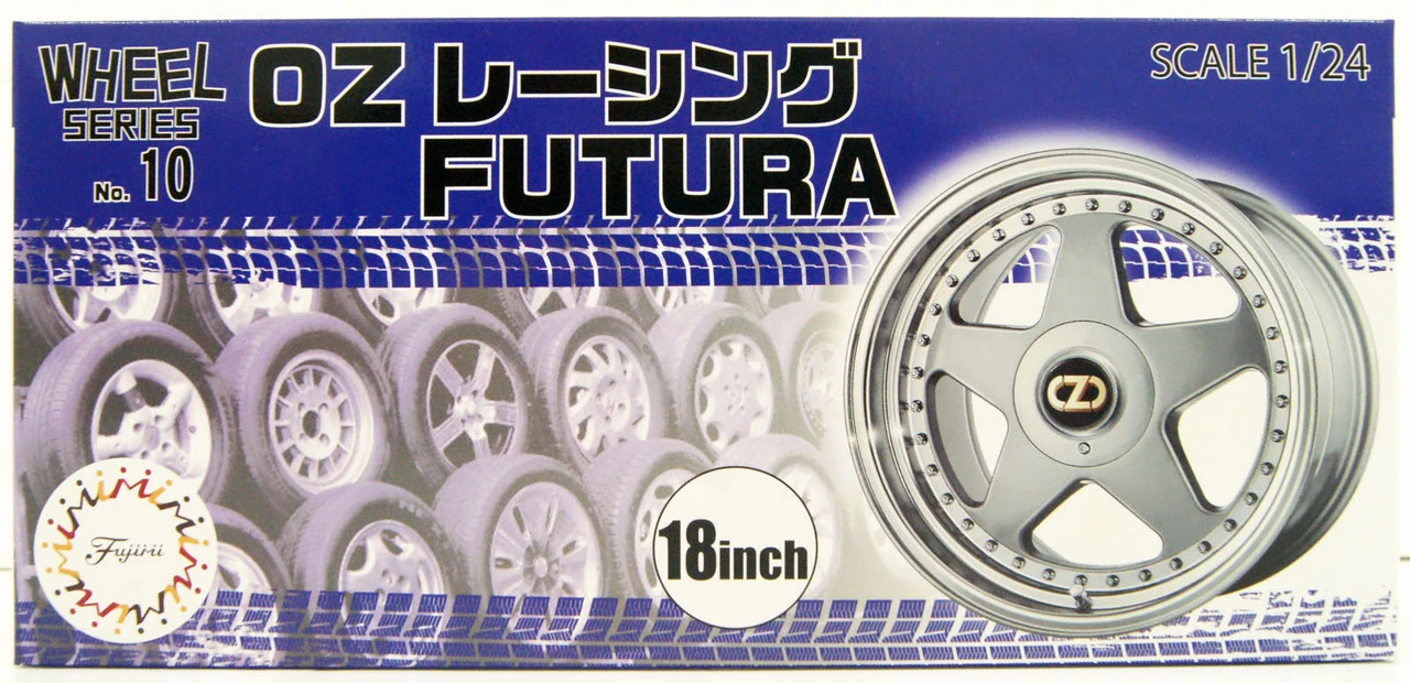 Fujimi 93519 W-10 1/24 Scale OZ Racing FUTURA 18-inch