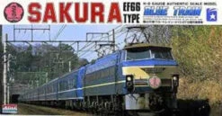 Arii 708026 HO Series EF66TYPE Blue Train Sakura 1/80 Scale Kit