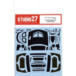 Studio27 ST27-CD24024 Evolution VI Carbon Decal For Tamiya 1/24 Scale