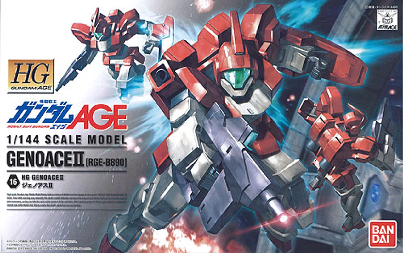Bandai Gundam HG AGE-16 GENOACE II (RGE-B890) 1/144 Scale Kit