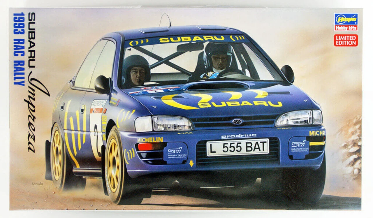 Hasegawa 20297 Subaru Impreza WRX 1993 RAC Rally 1/24 Scale Kit