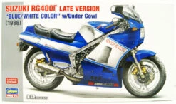 Hasegawa 1/12 Suzuki RG400 Late Model Blue/White W/Under Cowl Plastic Model