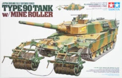Tamiya 35236 JGSDF Type 90 Tank With Mine Roller 1/35 Scale Kit