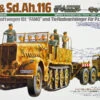 Tamiya 35246 German 18 Ton Heavy Half-Track FAMO & Tank Transport 1/35 Scale Kit