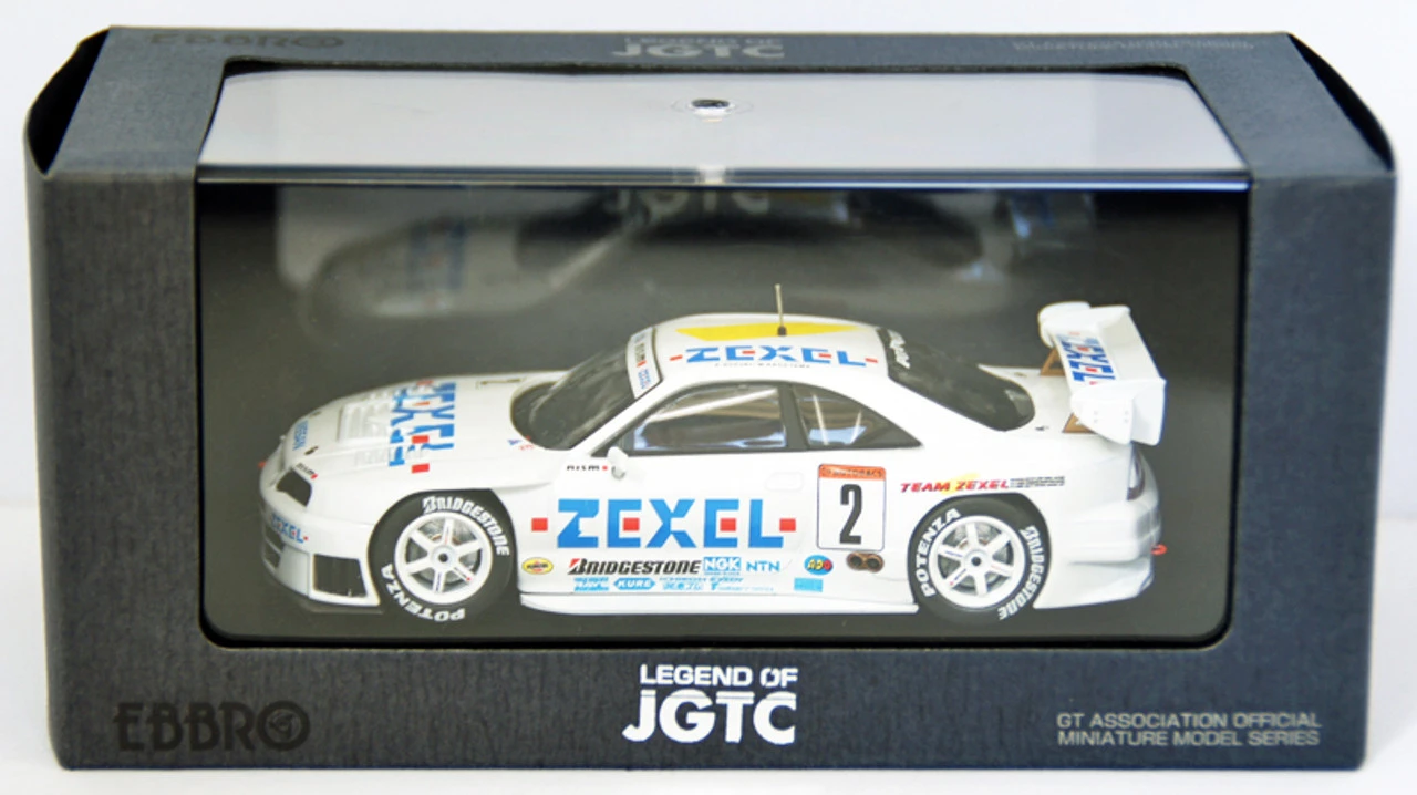Ebbro 44193 Zexel Skyline Jgtc 1998 (White) 1/43 Scale