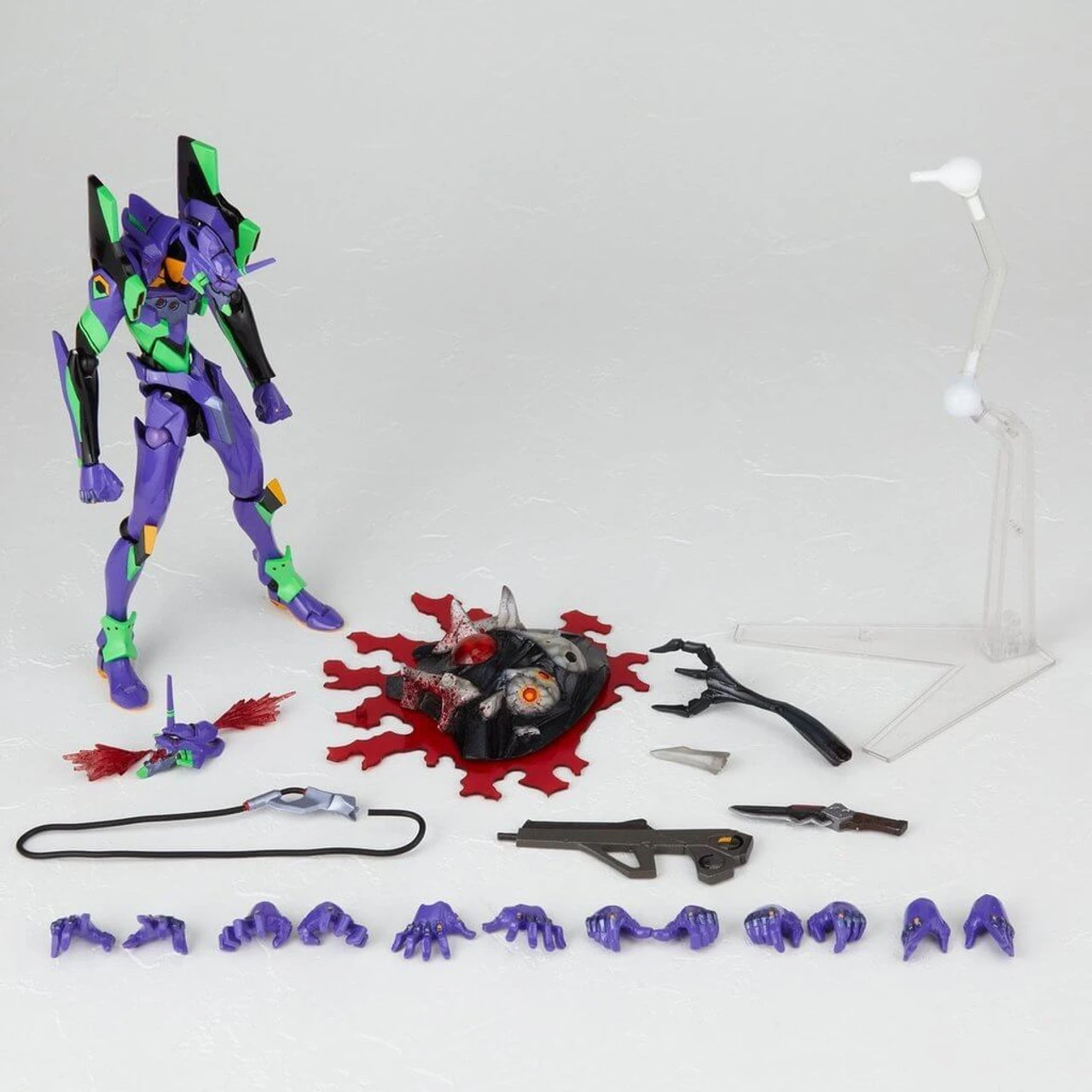 Kaiyodo (Union Creative) Evangelion Evolution EV-001 EVA Unit 01 Revoltech Figure - Image 14