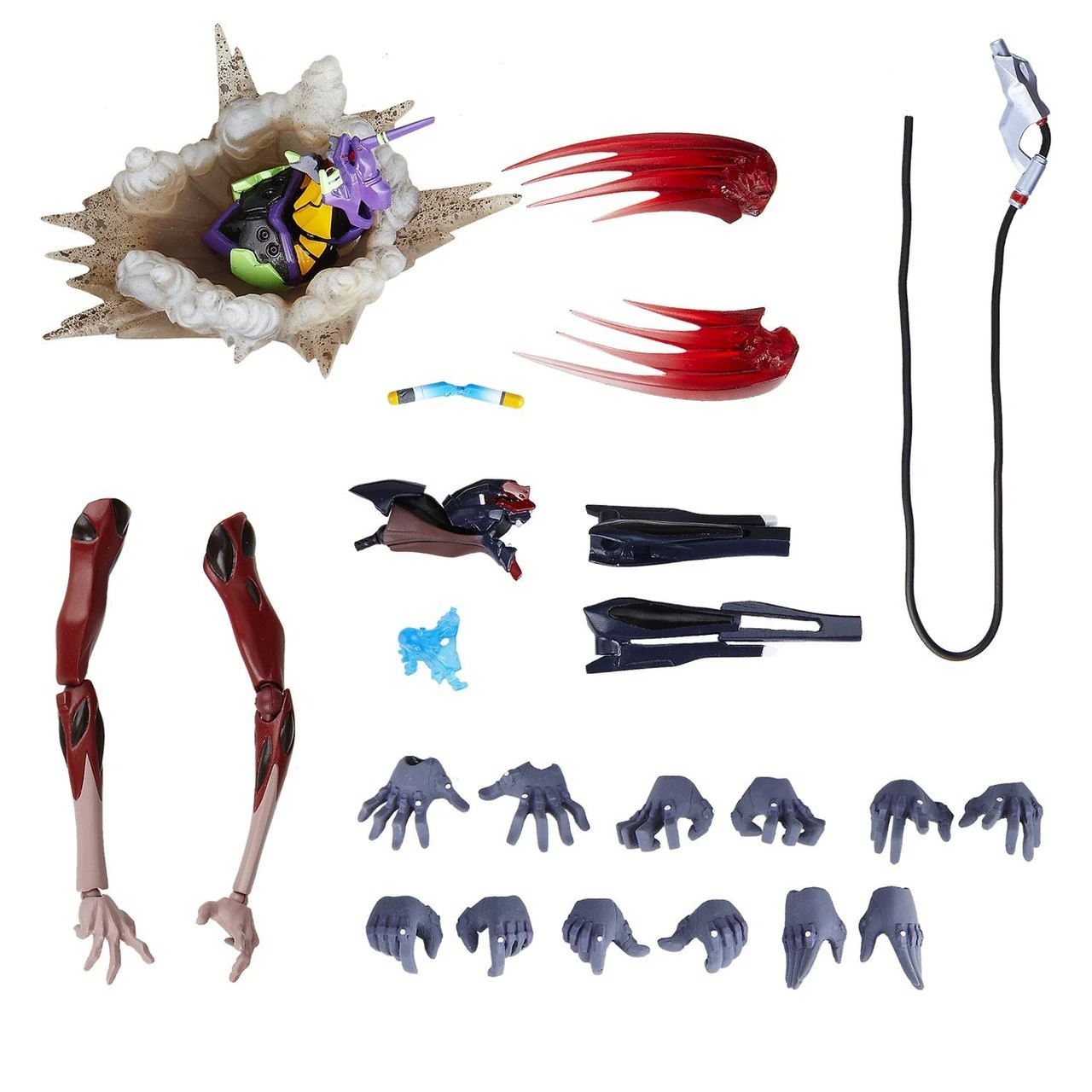 Kaiyodo (Union Creative) Evangelion Evolution EV-002 EVA Unit 03 Revoltech Figure - Image 13