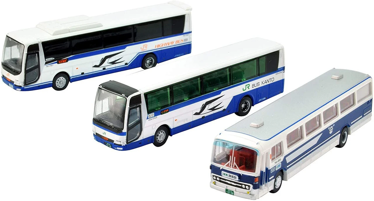 Tomytec The Bus Collection Tomei Highway Bus 50th Anniversary 3 Bus Set (N Scale)