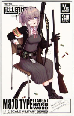 Tomytec LA055 Military Series Little Armory M870 Type Hard Wood 1/12 Scale Kit