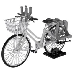 Tomytec LM006 Little Armory School Bike For Designated Defense Schools (Silver) Painted Finished Product 1/12 Scale Kit