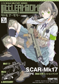 Tomytec Military Series 1/12 Little Armory LS06 SCAR-Mk17 Renboshi Fumina Mission Pack Plastic Model