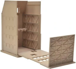 Tomytec Diocolle Combat 1/144 Camouflage Building C Plastic Model