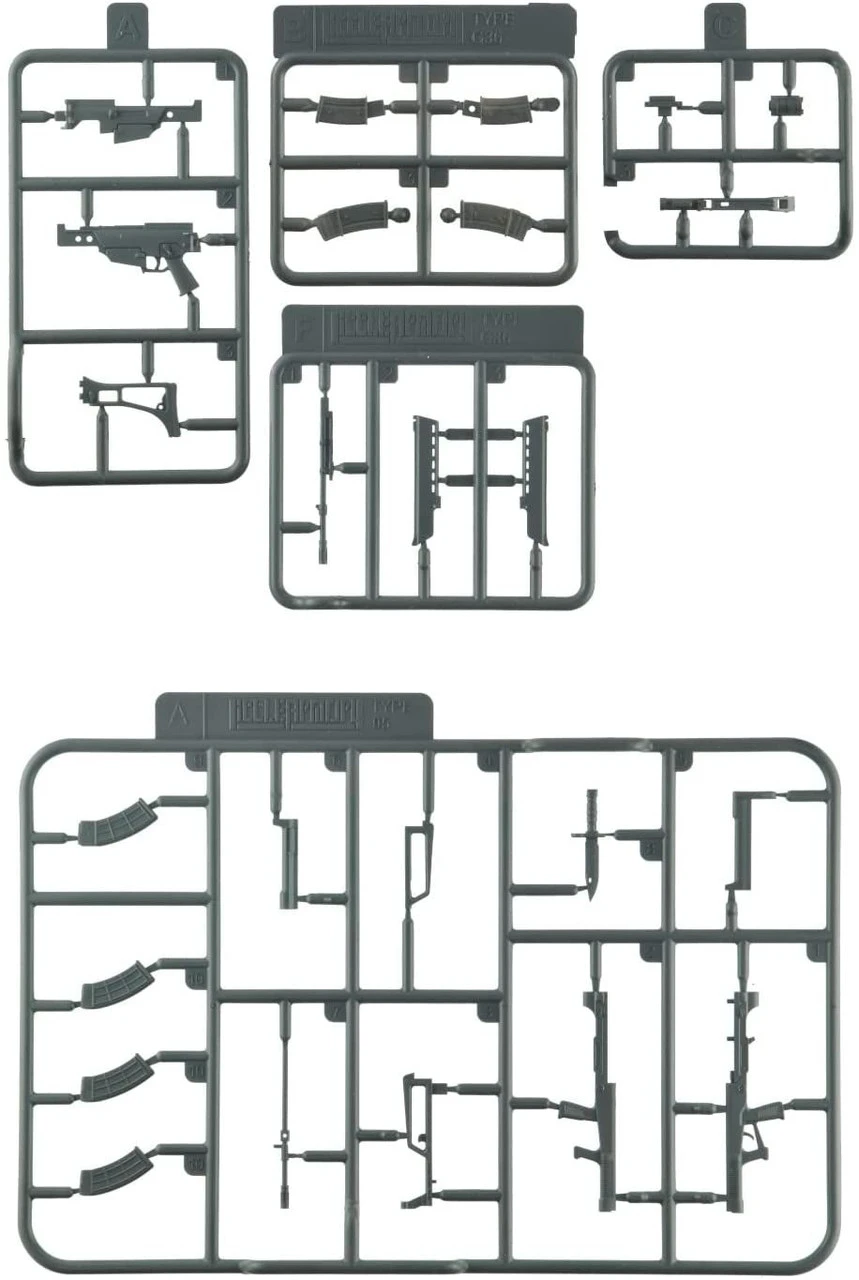 Tomytec Diocom Weapons DCML01 Assault Rifle Set A Plastic Model - Image 4