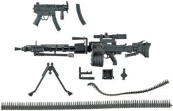 Tomytec Diocom Weapons DCML02 Machine Gun Set A Plastic Model
