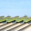 Rokuhan T022-11 JNR Series 103 Olive Green Kansai Line Type 6 Cars Set (Z Scale)