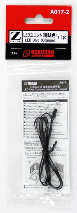 Rokuhan A017-2 LED Unit (Orange) (1 Pc.) (Z Scale)