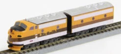 Rokuhan ST012-3 Z Shorty EMD F7 D&RGW 2 Cars Set (Z Scale)
