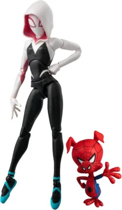 Sentinel SV Action Spider-Gwen & Spider-Ham Action Figure (Spider-Man: Into The Spider-Verse)