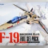 Bandai DX Chogokin Macross Plus YF-19 Full Set Pack Figure
