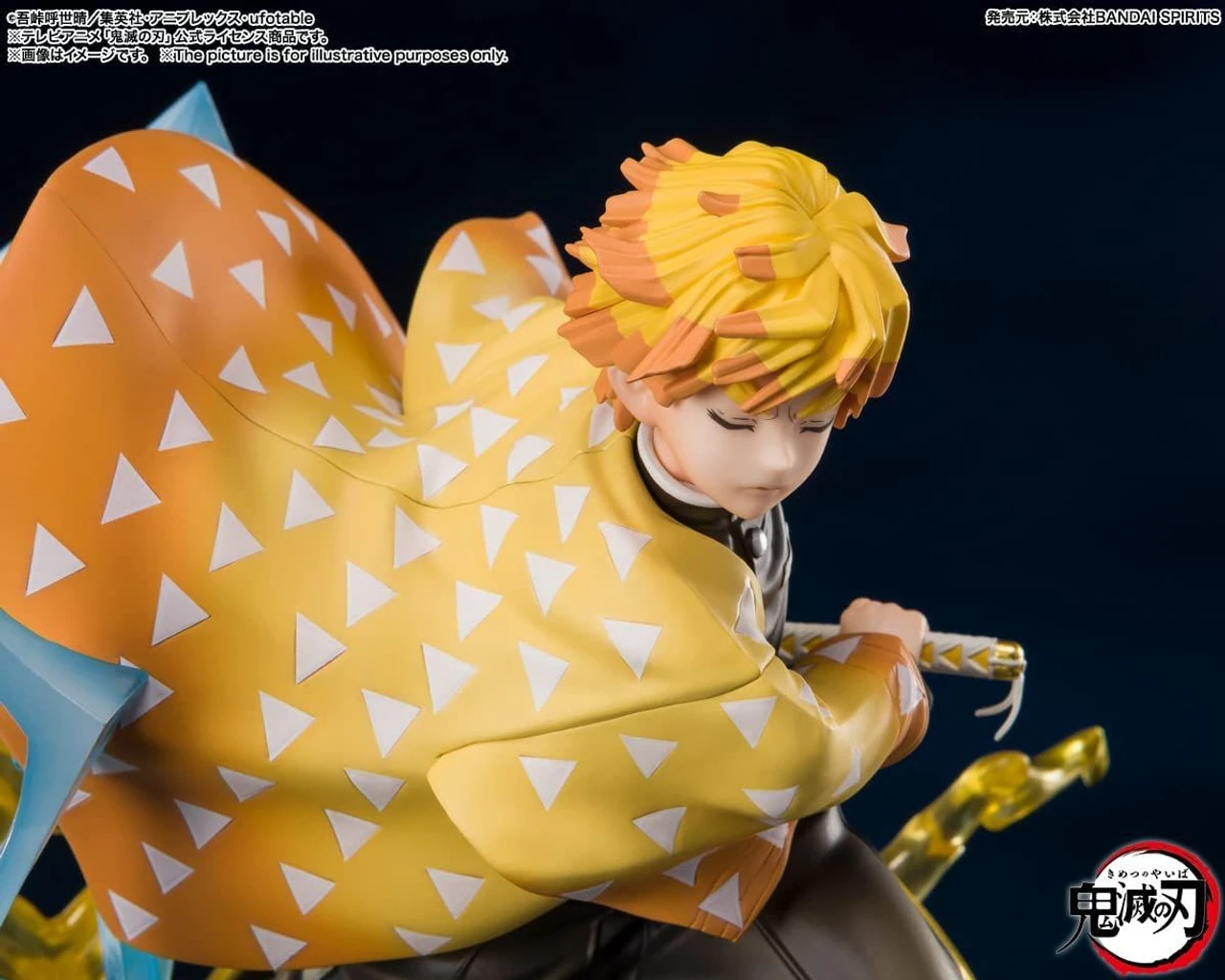 Bandai Figuarts ZERO Zenitsu Agatsuma Thunderclap And Flash (Demon Slayer: Kimetsu No Yaiba) - Image 6