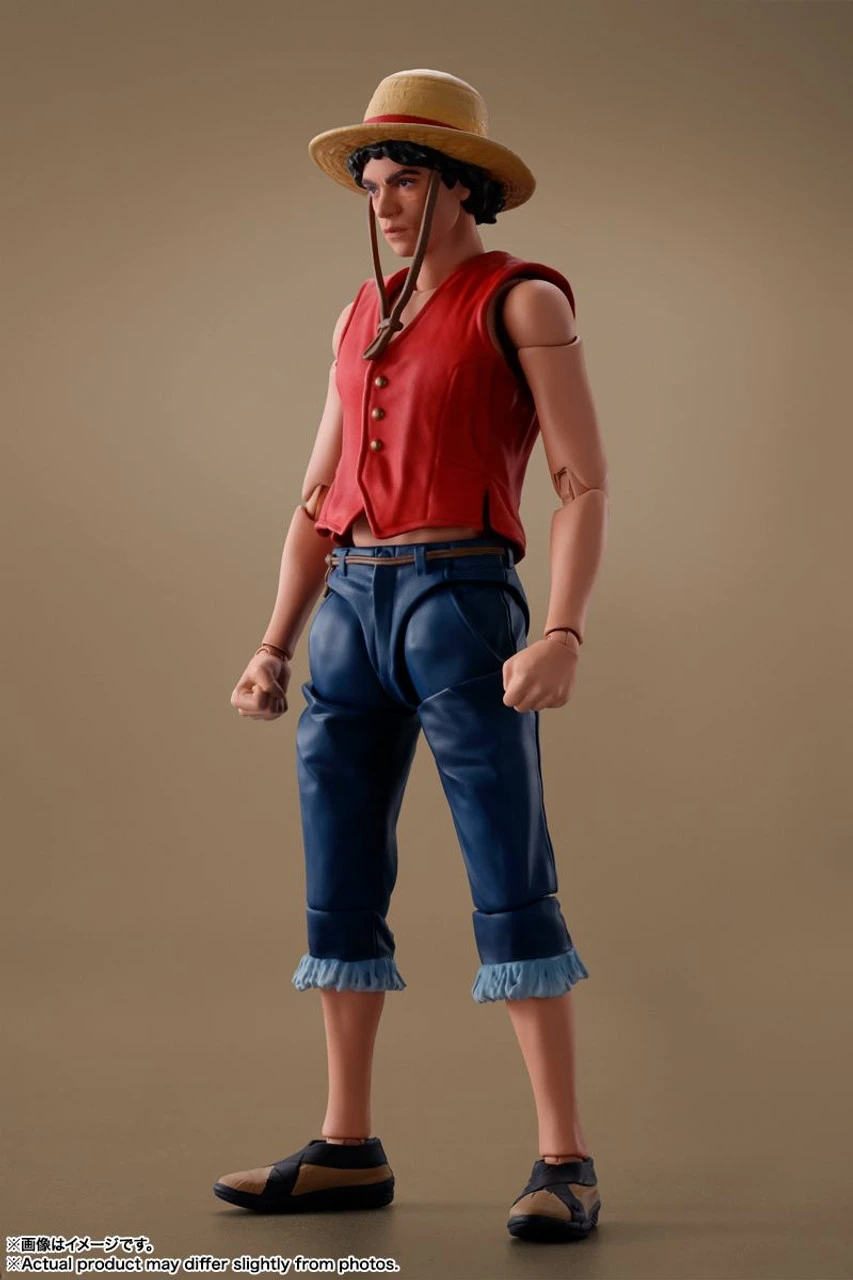 Bandai S.H.Figuarts Monkey D. Luffy Figure (A Netflix Series: One Piece)