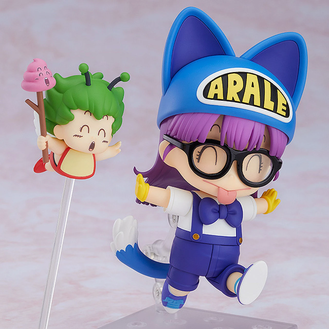 GOOD SMILE COMPANY Good Smile Nendoroid 1009 Arale Norimaki: Cat Ears Ver. & Gatchan (Dr. SLUMP ARALE CHAN) - Image 6