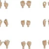 GOOD SMILE COMPANY Good Smile Nendoroid Doll: Hand Parts Set (Almond Milk)