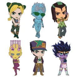 Medicos Rubber Strap Collection Vol.1 1Box 6pcs Complete Set (JoJo's Bizarre Adventure: Stone Ocean)