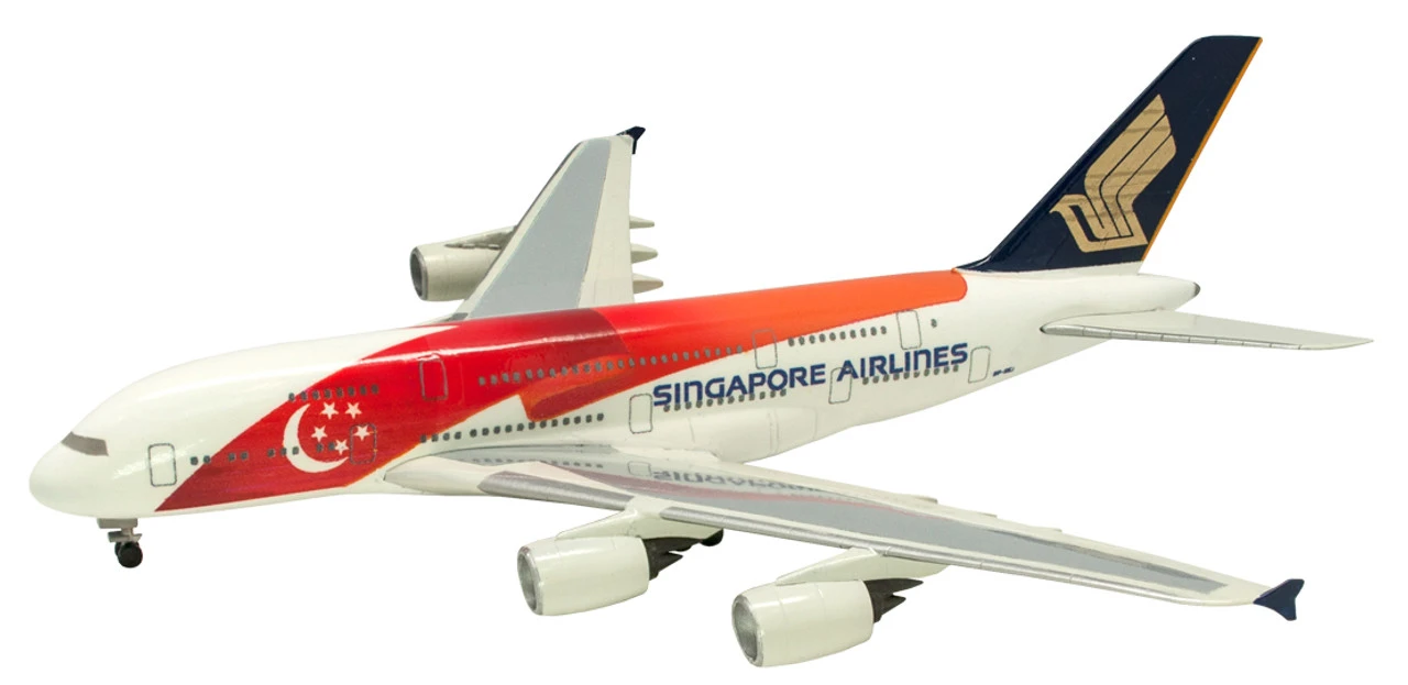 F-toys World's Airline Series 1/500 Scale Singapore Airlines 1 BOX 10 Kits Set - Image 9
