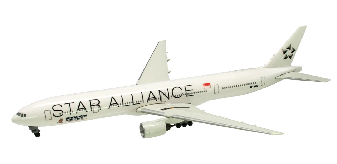 F-toys World's Airline Series 1/500 Scale Singapore Airlines 1 BOX 10 Kits Set - Image 12