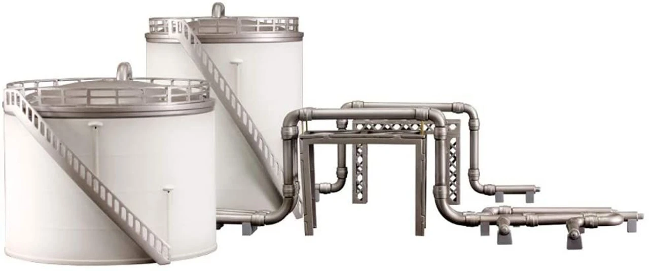 Plum Plastic Kit PP079 Industrial Area A Storage Tank (Non-Scale) - Image 2