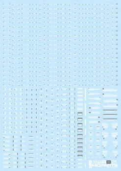 HiQparts 1/144 RB01 Caution Decal White & Gray