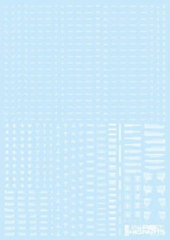 HiQparts 1/144 RB01 Caution Decal One Color White
