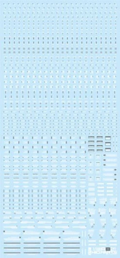 HiQparts 1/100 White & Gray RB01 Caution Decal