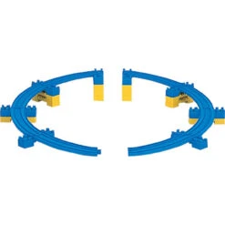 Takara Tomy Pla-Rail Plarail R-18 Slope Elevated Curve Track Set With Pier