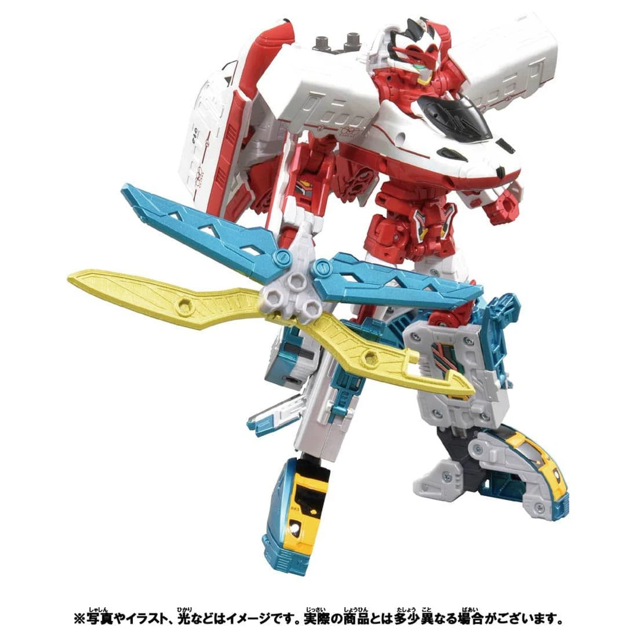 Takara Tomy Pla-Rail Shinkansen Henkei Robo Shinkalion Z N700S Kamome & Zailiner 883 Sonic Nichirin Set - Image 7