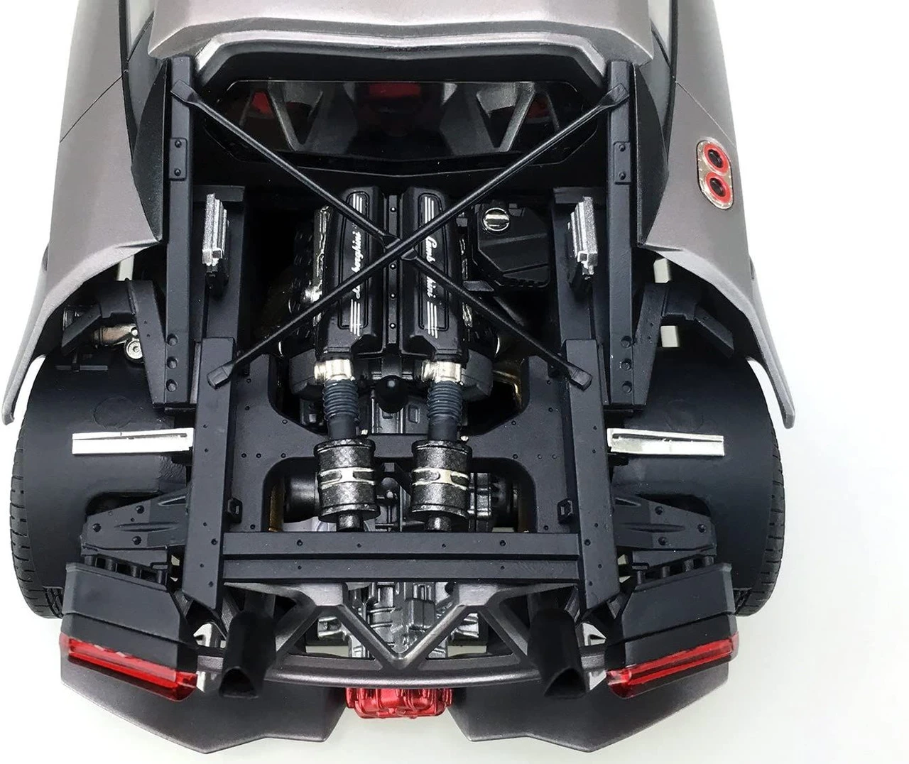 Aoshima The Super Car 1/24 Lamborghini Sesto Elemento '10 Plastic Model - Image 12