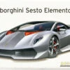 Aoshima The Super Car 1/24 Lamborghini Sesto Elemento '10 Plastic Model
