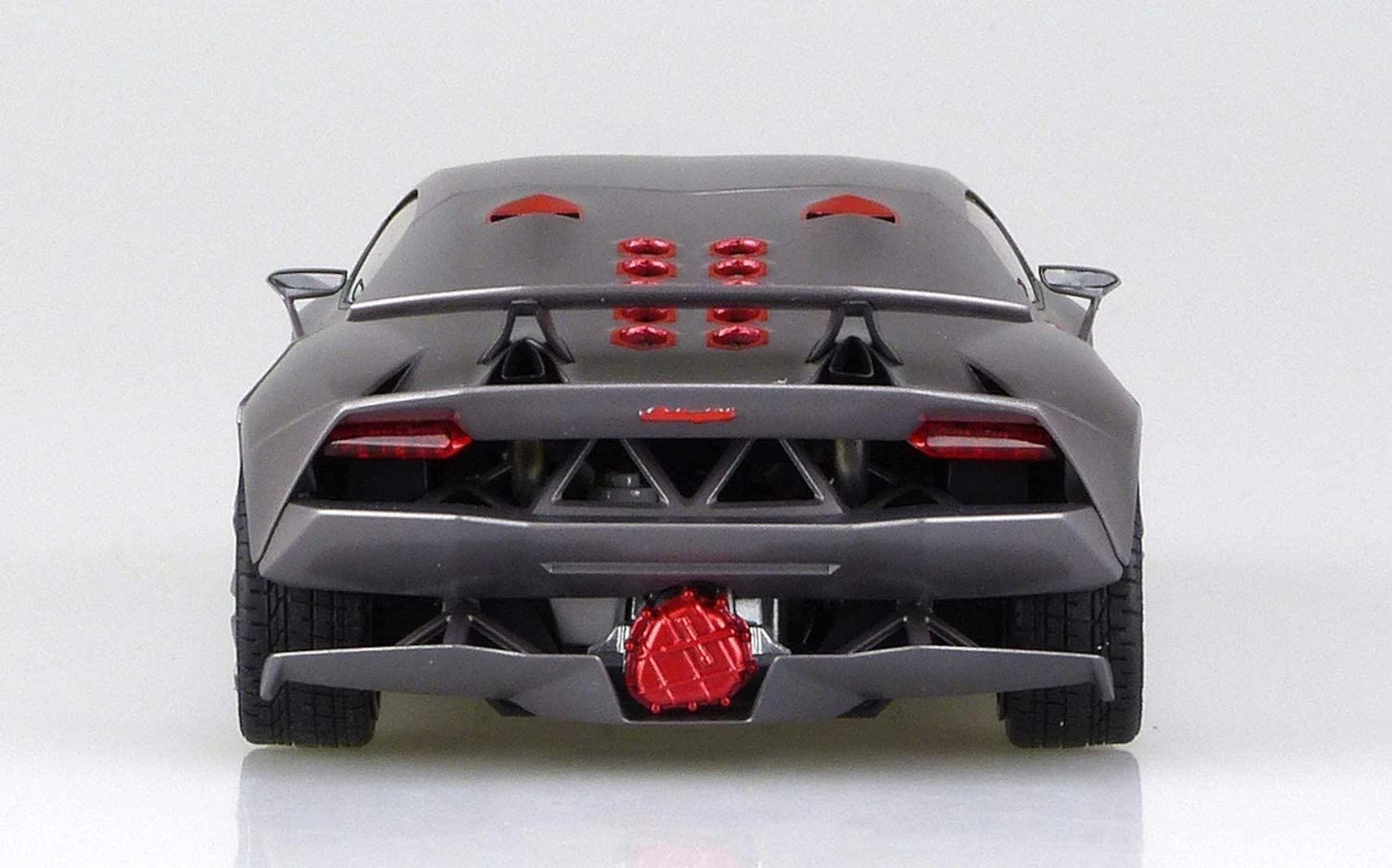 Aoshima The Super Car 1/24 Lamborghini Sesto Elemento '10 Plastic Model - Image 11