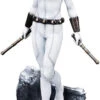 Kotobukiya ARTFX PREMIER Black Widow White Costume Edition 1/10 Easy Assembly Kit Figure (Marvel Universe)
