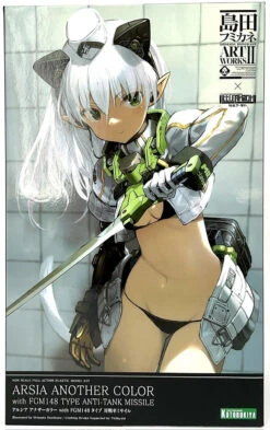 Kotobukiya Humikane Shimada ART WORKS Arsia Another Color With FGM148 Type Anti-tank Missile Plastic Model