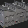 Greenmax 2603 Factory Building (N Scale)