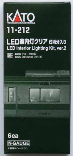 Kato 11-212 LED Interior Lighting Kit (6 Pcs.) (N Scale)