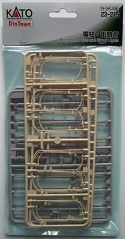 Kato 23-215 Telephone Poles And Street Lights (N Scale)