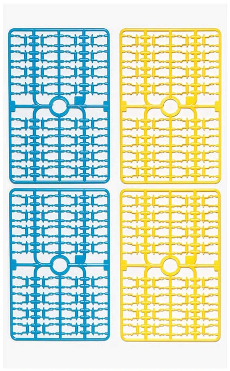Tamiya 69925 Ladder-Chain (Blue/ Yellow) & Sprocket (White) Set - Image 3
