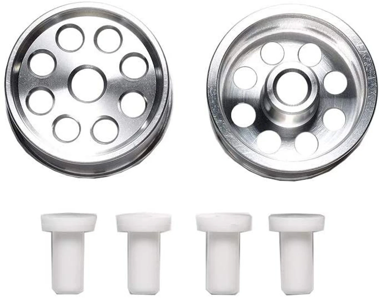 Tamiya 95602 Mini 4WD HG Aluminum Wheels For Low Profile Tires II (Reversible/ 2 Pcs.)
