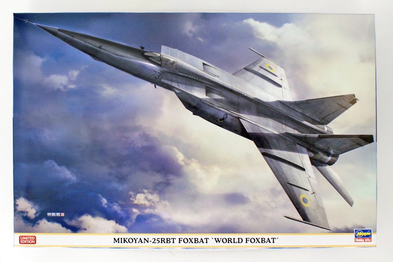 Hasegawa 07471 MiG-25RBT Foxbat 'World Foxbat' 1/48 Scale Kit