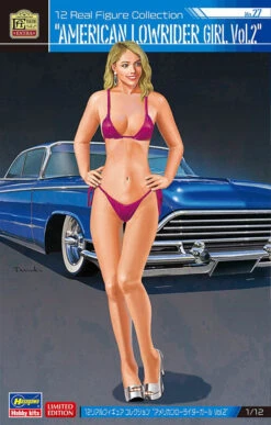 Hasegawa 1/12 Real Figure Collection No.27 American Lowrider Girl Vol.2 Resin Figure Kit